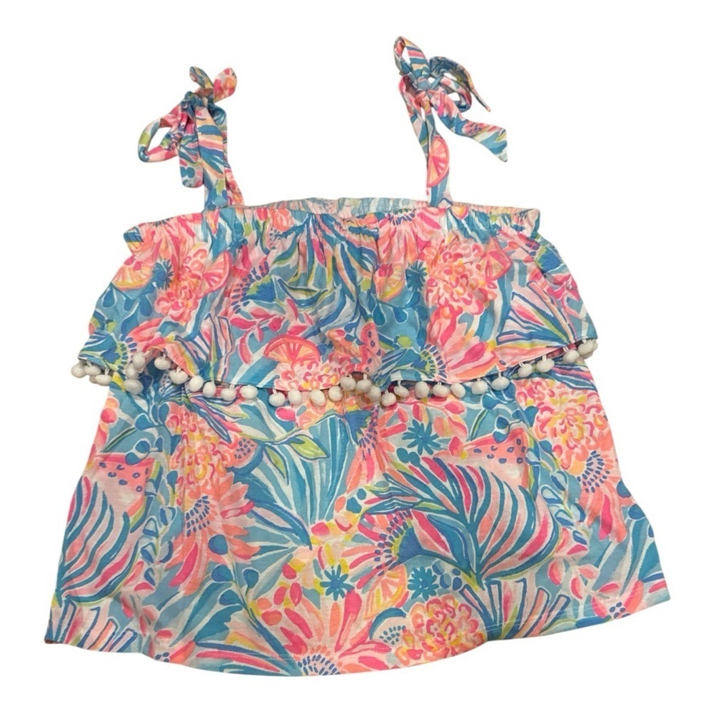 LILLY PULITZER Colorful Floral Top